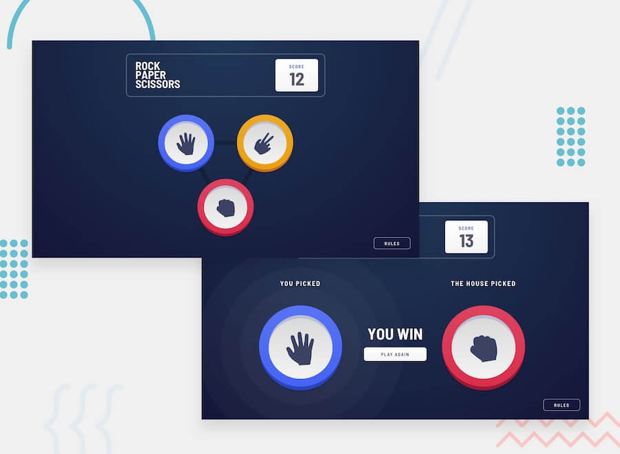 Rock Paper Scissor page